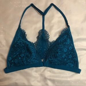 Victoria’s Secret blue lacy bralette
